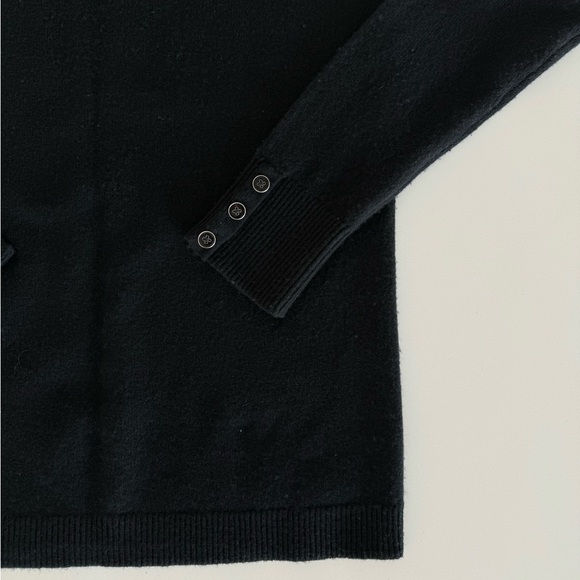 Talbots 100% Cashmere Button Cuff Sweater - Picture 3 of 6